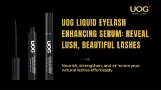 uog liquid eyelash enhancing serum reveal lush