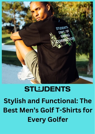 Stylish & functionalthe best men's golf tshirts for every golfer