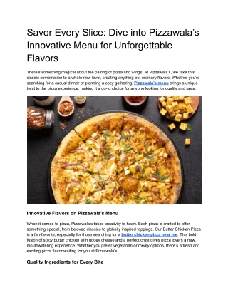 savor every slice dive into pizzawala