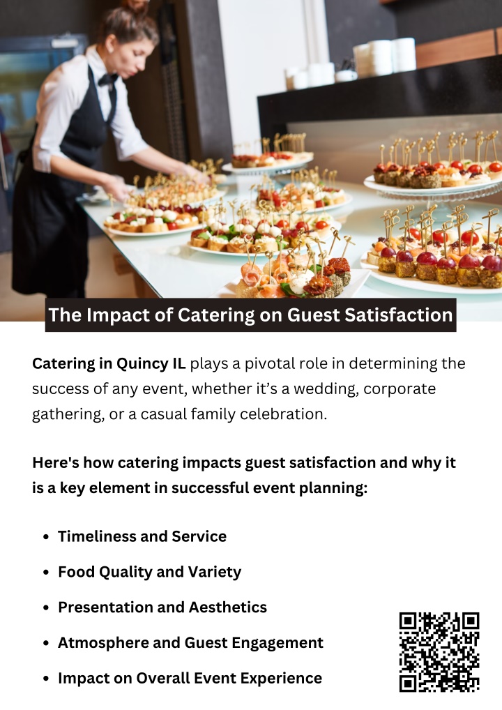 the impact of catering on guest satisfaction