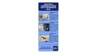 Creating a Harmonious Home with the Power of Blue