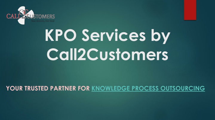 kpo services by call2customers