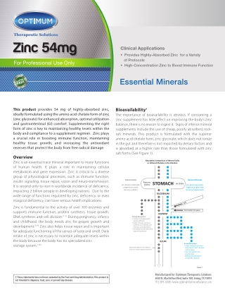 Zinc 54 MG (Opti-Chelate) Supplement