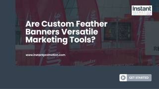 are custom feather banners versatile marketing
