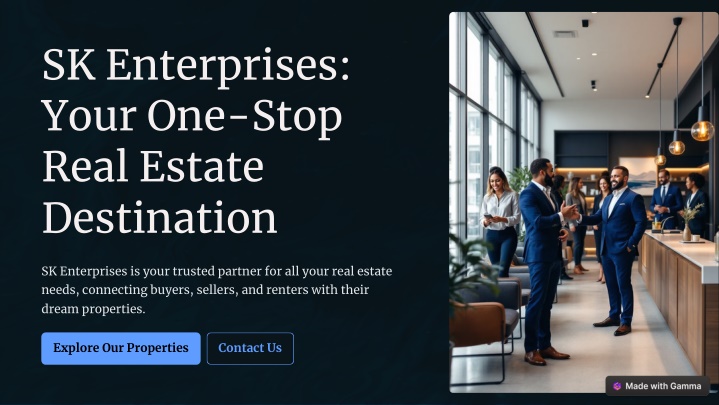 sk enterprises your one stop real estate