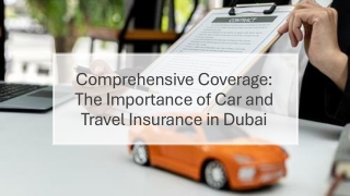 Comprehensive Coverage The Importance of Car and Travel Insurance in Dubai