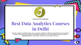 Best Data Analytics Courses In Delhi