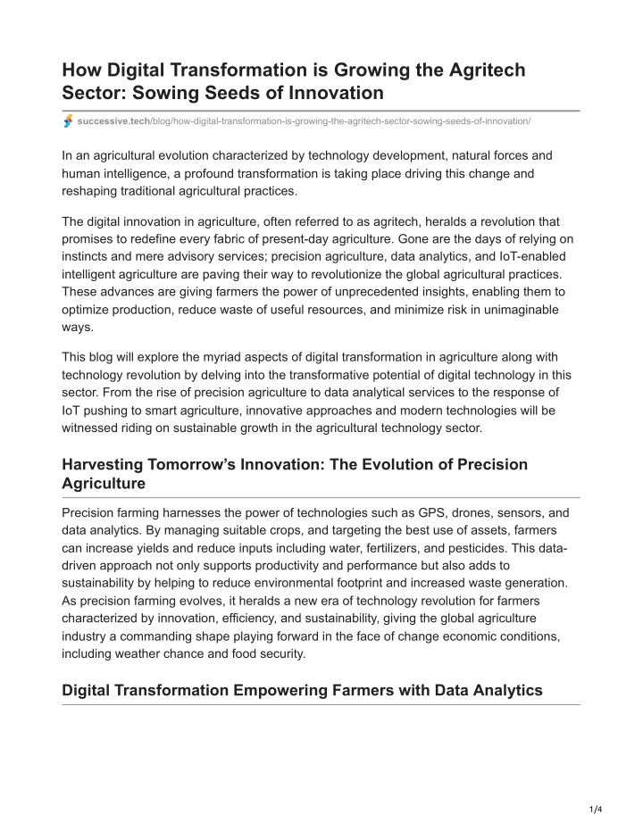 how digital transformation is growing