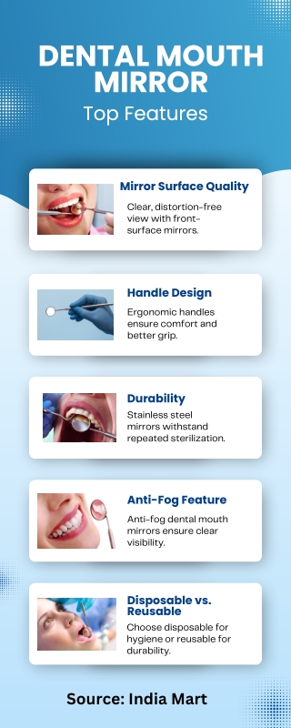 Dental Mouth Mirror Top Features