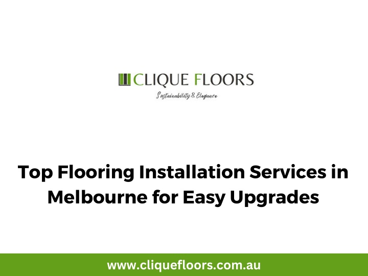 top flooring installation services in melbourne