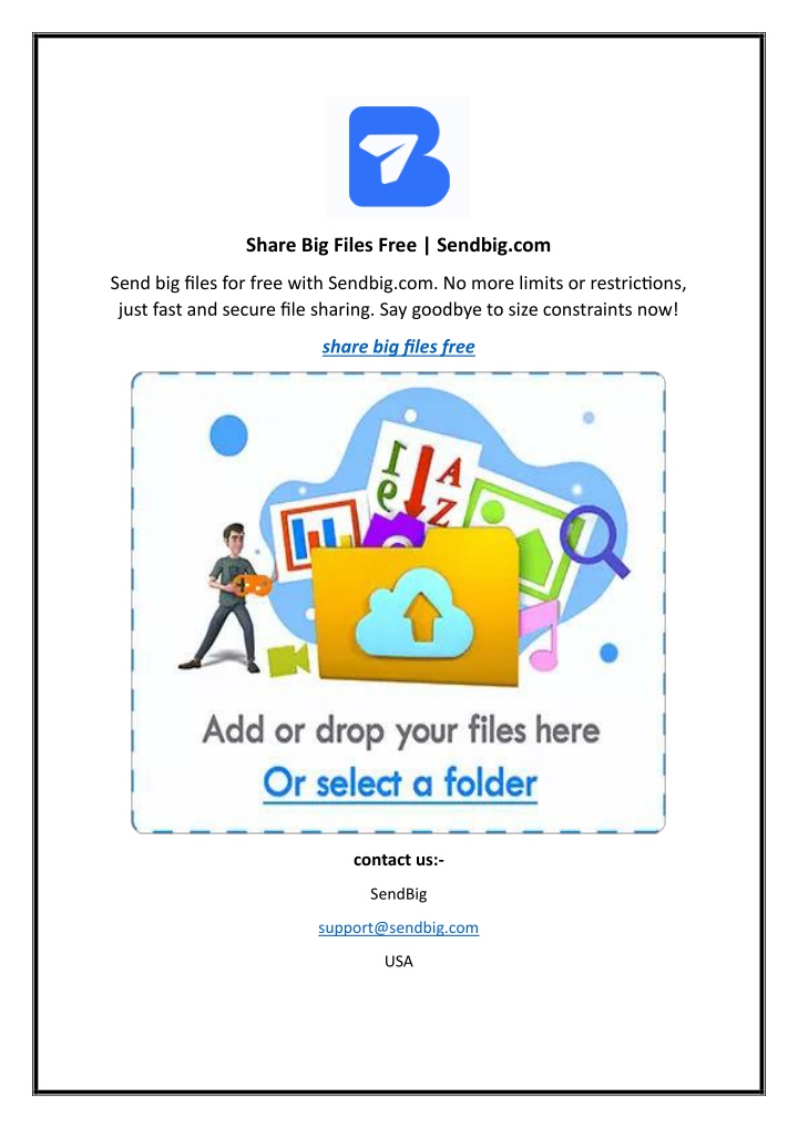 share big files free sendbig com