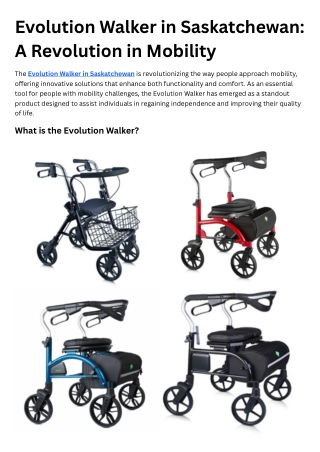 Revolutionizing Environmental Exploration: The Evolution Walker in Saskatchewan