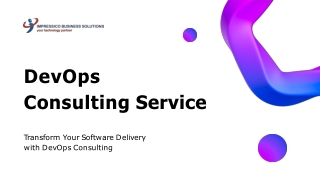 Transform Your Software Delivery with DevOps Consulting