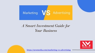Marketing vs Advertising A Smart Investment Guide for Business