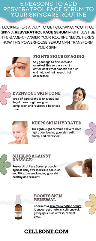 5 reasons to add resveratrol face serum to your