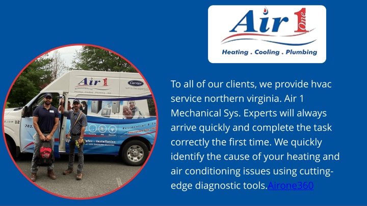 to all of our clients we provide hvac service