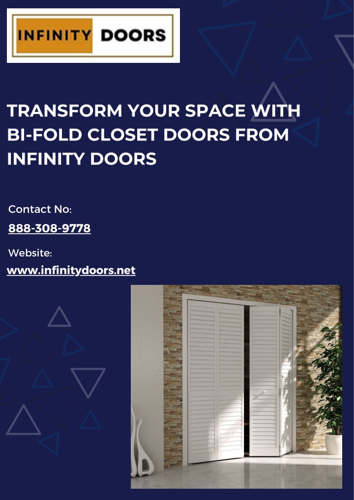 transform your space with bi fold closet doors