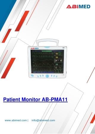 patient monitor ab pma11