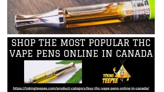 Shop Top THC Vape Pens Online in Canada