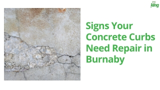 Signs Your Concrete Curbs Need Repair in Burnaby