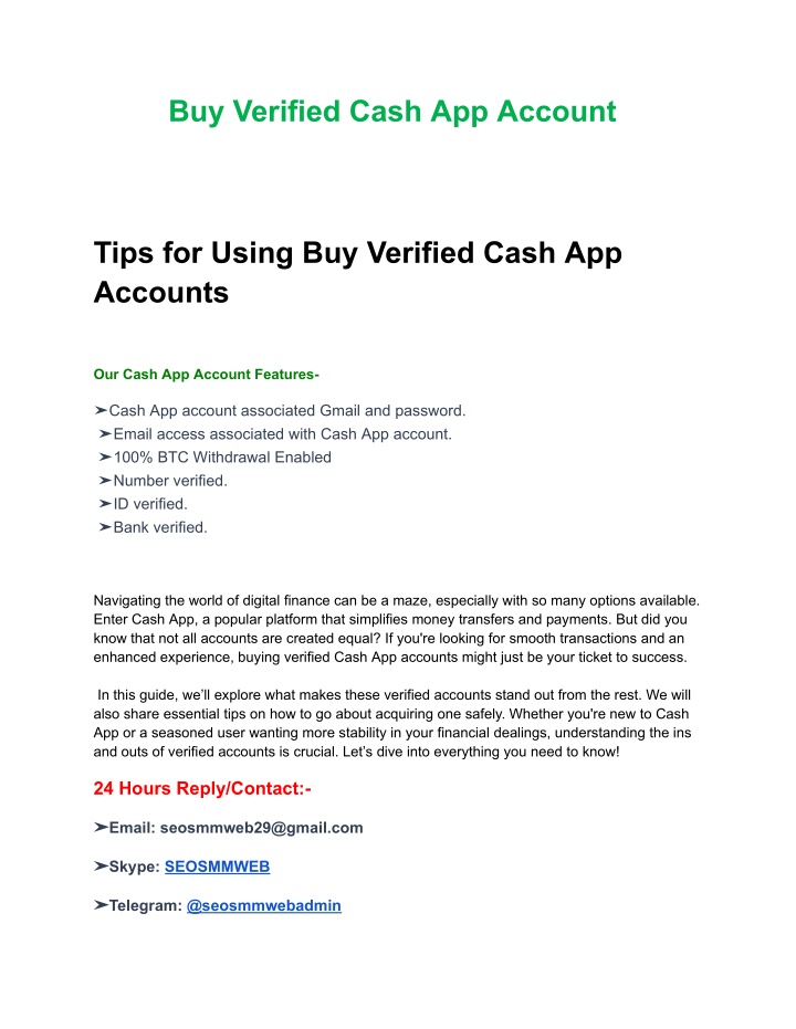 buy verified cash app account