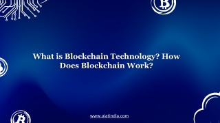 What is Blockchain Technology