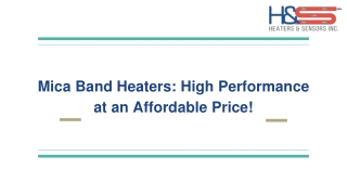 Affordable Mica Band Heaters: High Performance, Low cost!