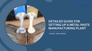 Costs Involve in ​Metal Paste Manufacturing Plant Report 2024