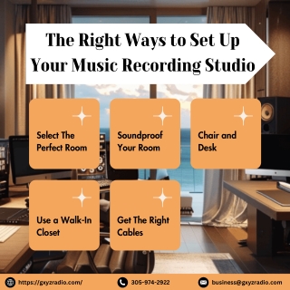 The Right Ways to Set Up Your Music Recording Studio