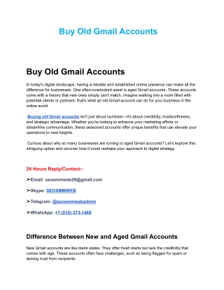 Top 3 Sites to Buy Old Gmail Accounts