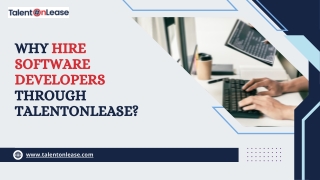 Why Hire Software Developers through TalentOnLease?