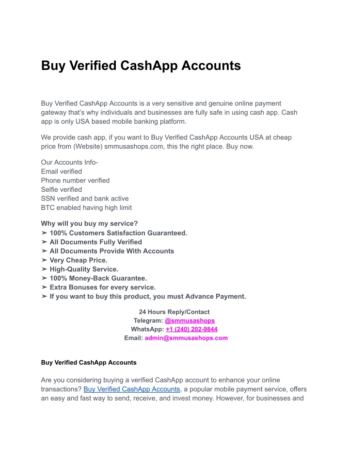 buy verified cashapp accounts