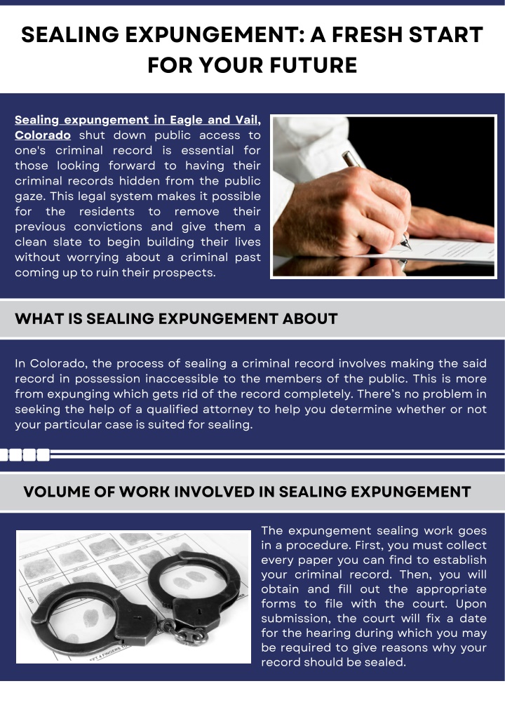 sealing expungement a fresh start for your future