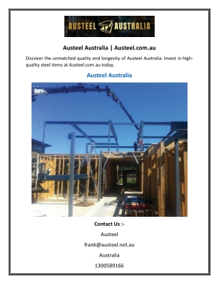Austeel Australia  Austeel.com.au