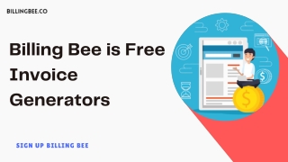 Billing Bee is Free Invoice Generators