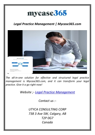 legal practice management mycase365 com