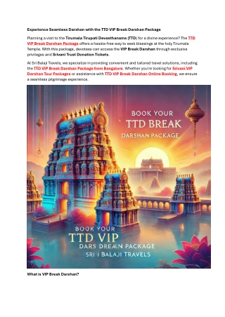 experience seamless darshan with