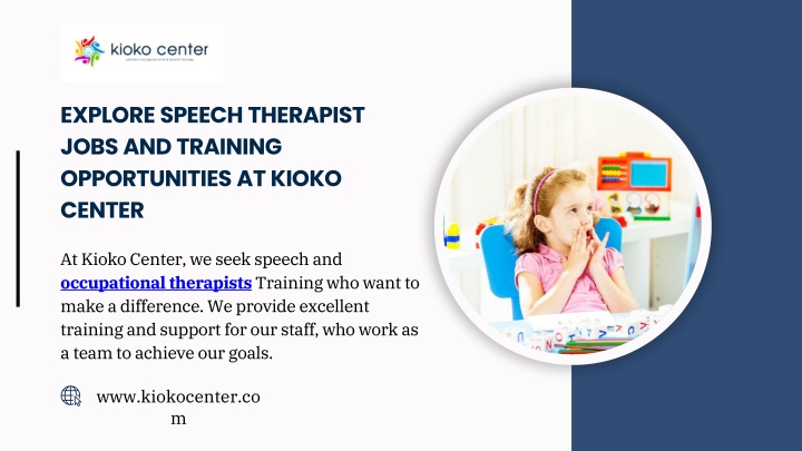 explore speech therapist jobs and training