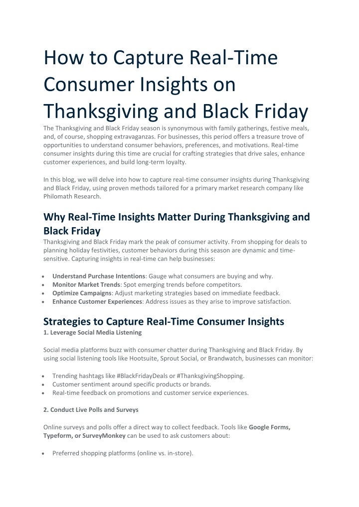 how to capture real time consumer insights