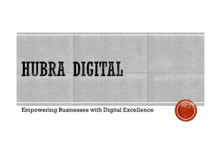 Hubra Digital: Your Partner in Digital Transformation