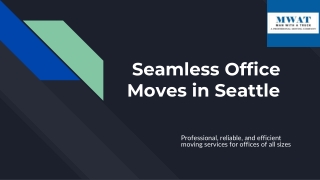 Seamless Office Moves in Seattle