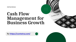 Cash Flow Management for Business Growth by Contetra