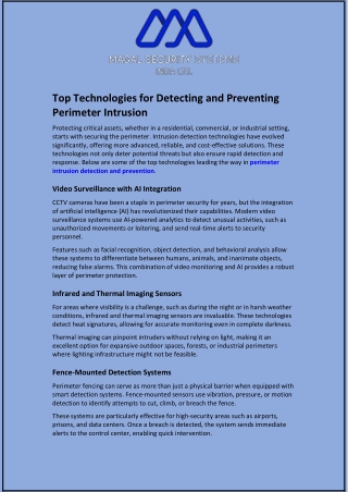top technologies for detecting and preventing