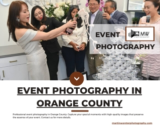 Event Photography in Orange County