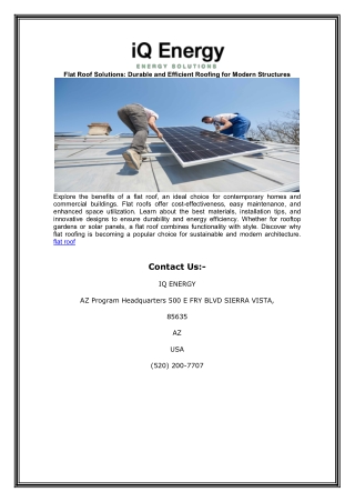 flat roof solutions durable and efficient roofing