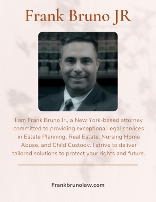 Frank Bruno Jr. – Your Trusted New York Attorney