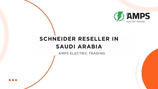 Schneider Reseller in Saudi Arabia - AMPS Electric Trading