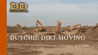 Dutchie Dirt Moving Your Trusted Concrete Contractors and Gravel Supplier in Lethbridge