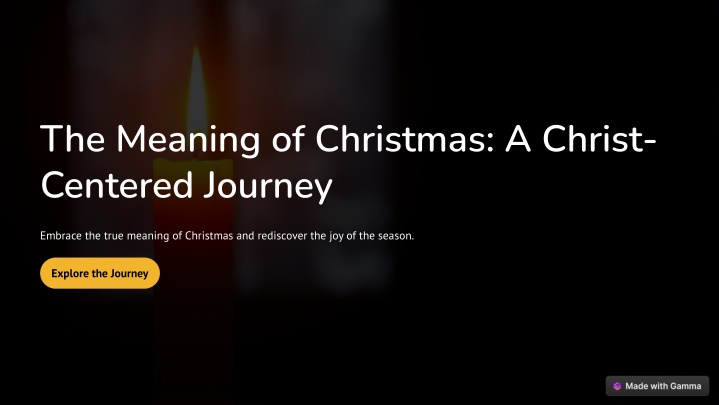 the meaning of christmas a christ centered journey