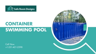 Container Swimming Pool - Safe Room Designs